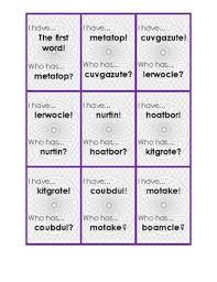 Generated words are checked against a list of approximately 500,000 english words. I Have Who Has Multisyllabic Nonsense Words By Lauren Thompson