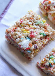 My Most Favorite Krispie Treat Recipe Includes The Perfect Amount Of Marshmallow And Fruity Pebbles This Ar Crispy Treats Krispie Treats Krispie Treats Recipe