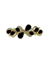 Conair scunci contour hair clips black. Hairclip Online Girls Hair Clips For Long Hair Fancy Back Pins Anuradha Art Jewellery