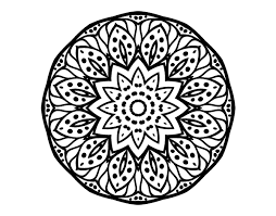 Mandala of nature coloring page to color, print or download. Mandala Of Nature Coloring Page Coloringcrew Com