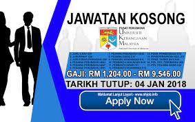 Pusat perubatan ukm (ppukm) memerlukan warganegara malaysia permohonan bagi jawatan lantikan baru adalah melalui sistem pengurusan permohonan jawatan. Jawatan Kosong Pusat Perubatan Ukm Ppukm 04 Januari 2018 Jawatan Kosong Kerajaan Swasta Terkini Malaysia 2021 2022