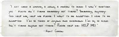 Quotations by kurt cobain, american singer, born february 20, 1967. Journals Kurt Cobain Quotes Quotesgram