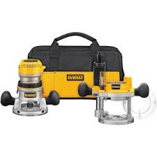 Dewalt 12 Amp 2 25 Hp Fixed And Plunge Base Corded Router Kit Dw618pkb The Home Depot Plunge Router Router Woodworking Dewalt