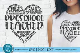 Download Preschool Teacher Svg A Preschool Svg Subway Art Heart 1135996 Cut Files Design Bundles