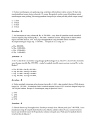 Perbandingan antara uang olivia dengan uang alice adalah 4:5. Contoh Soal Psikotest Pdf