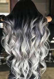 42 Impressive Dark And Stormy Hair Colors For Long Hairstyles 2018 Hair Styles Grey Ombre Hair Silver Hair Color