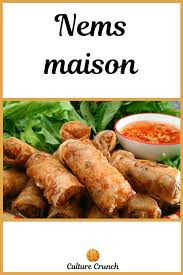 Nems Maison La Recette Facile En 2020 Recettes De Cuisine Cuisine Asiatique Recette