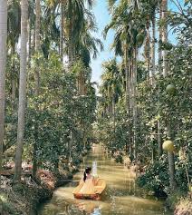 This Cafe In Thailand Is Nestled In A Coconut Garden And It Allows You To Kayak Along The Canal Bangkok Foodie In 2020 Kayaking Bangkok Garden