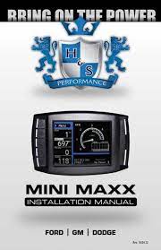 American lung association's lung force unites women and their loved ones across the country to stand together for lung health and against lung cancer. 1 888 628 1730 Mini Maxx Installation Manual 1 H Amp S Performance