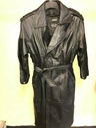 Wilsons Leather Black Leather Vintage Style Double Breasted Coat Thinsulate 3m M Wilsons Leather Leather Jackets Women Genuine Leather Jackets