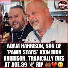 Pawn Stars' Rick Harrison's Son Adam Harrison Dies at Age 39, Adam  Harrison, Rick Harrison, RIP, Descubra a emoção das apostas com mvvbet