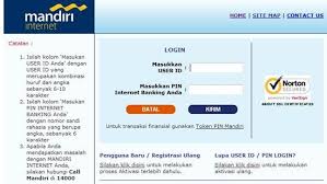 Bank Mandiri Internet Banking Internet Huruf Lirik