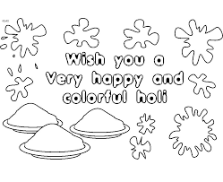 Push pack to pdf button and download pdf coloring book for free. Happy Holi 6 Coloring Page Free Printable Coloring Pages For Kids