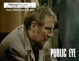 An oddly dressed man visits Marker in PUBLIC EYE (1972)