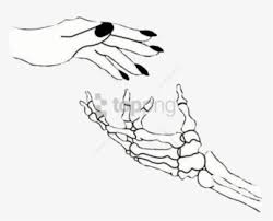 Feel free to explore, study and enjoy paintings with paintingvalley.com Reaching Up Toppng Simple Skeleton Hand Drawing Transparent Png Kindpng