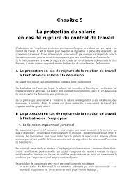 2 Le Salarie 1 L Employeur 4 Emploi 6 Motif De La Rupture Du