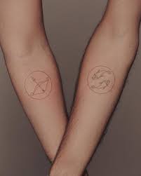 Check spelling or type a new query. Fine Line Matching Sagittarius And Pisces Tattoo For
