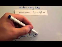 This video explains the equation of a circle for gcse level, as well as going through many typical exam questions. Equations Involving Algebraic Fractions Corbettmaths Youtube