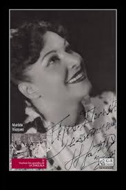 VUELVEN LOS GRANDES DE LA ZARZUELA, Matilde Vázquez en "La Caramba"  (Fernández Ardavín