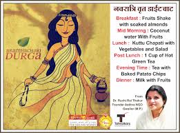Navratri Vrat Diet Plan Day 2 Eat Healthy Stay Positive Fruit Shakes Fruit Lunch Soaked Almonds