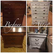 Before And After Whitewash Furniture Distress Diy Furniturepaint Bedroom White Washed Furniture Rustic Furniture Diy Whitewash Furniture Before And After