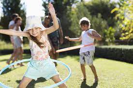 Other than your own physical energy, the classic toy doesn't require a power supply. Hula Hoop Games And Activities For Kids