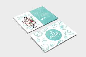 Download from hot4share.com download from nitroflare.com download from uploadcloud. Cake Shop Business Card Template In Psd Ai Vector Brandpacks