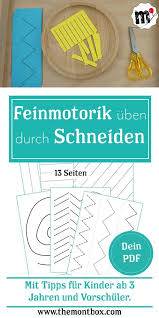 Tolle Feinmotorikubung Einfach Ausdrucken Und Loslegen Super Fur Kinder Ab Ca 3 Jahren Mit Hilfreichen Tipps Feinmotorik Ubungen Vorschulideen Feinmotorik
