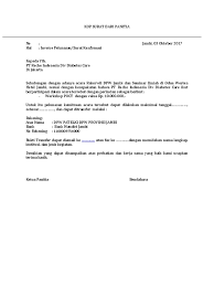 Contoh surat pengunduran diri bahasa inggris; Confirmation Letter Invoice Contoh