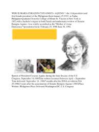 A tradition of elite rule helped her son benigno aquino iii to a widely admired term as president. Maria Corazon Cojuangco Aquino Corazon Aquino President Of The Philippines