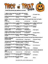 Only true fans will be able to answer all 50 halloween trivia questions correctly. Halloween Trivia Questions And Answers Free Printable Printable Questions And Answers