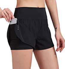 Ae stretch highest waist crossover denim mom shorts. Running Shorts Fur Damen Amazon De
