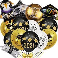 1 globo de graduación de graduación grande de salto es: Amazon Com 2021 Graduacion Fiesta Suministros Globos Decoraciones Clase De 2021 Felicidades Grad Globos Graduacion Cap Trofeo Foil Globos Para La Escuela Secundaria Universitaria Toys Games