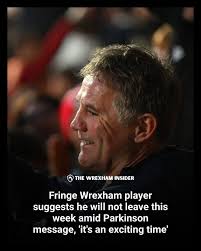 Looks like he's staying at Wrexham ✓