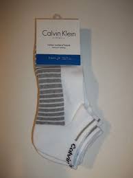 Calvin Klein Athletic 3pk Socks Mens Cotton Coolpass Blend White Gray Size 7 12 Active Wear For Women Calvin Klein Mens Socks