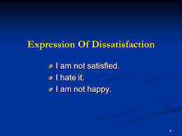Sebagai suami ingin memuaskan istri yang sedang haid saat berhubungan intim. 1 English Expression Of Satisfaction And Dissatisfaction Ppt Download