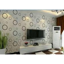 Wallpaper dinding kamar tidur romantis bisa dicapai dengan pilihan motif bunga dengan desain elegan dan misterius. Jual Wallpaper Sticker Dinding Ruang Tamu Wps 019 Polka Hitam Ghazia Id Terbaru Juli 2021 Blibli