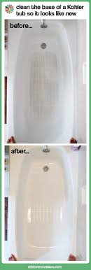 Maybe you would like to learn more about one of these? This Is What Ours Looked Like When We Moved Into Our New House Bathtub Cleaning And Fiberglass Shower Bathroom Cleaning Bathroom Cleaning Hacks Cleaning Hacks