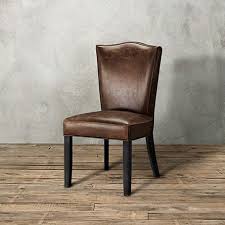 Featuring Rustic Top Grain Leather The Arhaus Aiden Leather Dining Side Chair In Brown Black Is Sure To Leather Dining Side Chairs Side Chairs Dining Chair