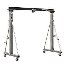 The wheels may be made from steel, cast iron, phenolic resin, hard rubber, or polyurethane. Telescoping Gantry Crane 1 Ton