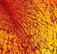 Vidro quebrado imagem de stock. Imagem de ouro, forma - 6274255
