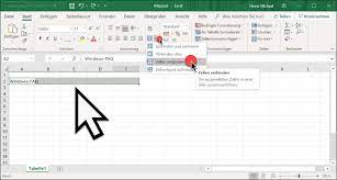 Excel kann aber noch mehr, als daten lediglich austauschen: Mehrere Zellen Verbinden Bei Excel Excel Funktion Zelle Windows Faq