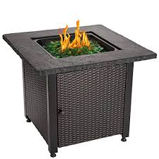 58,000 btu propane fire pit provides a clean and smokeless flame which rivals a wood campfire. 10 Best Gas Fire Pit Tables For 2021 Best Home Gear