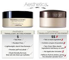 Like a delicate veil protecting your carefully applied makeup, the aesthetica translucent loose setting powder helps keep your look intact. Aesthetica Translucent Loose Setting Powder Talc Free Finishing Powder For A Flawless Matte Finish Flash Friendly Includes Luxurious Velour Puff For Flawless Application By Aesthetica Shop Online For