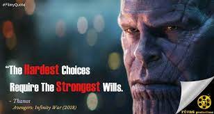 We did not find results for: Revas Productions On Twitter The Hardest Choices Require The Strongest Wills Thanos Avengersinfinitywar Avengers Marvel Marvelstudios Thanos Filmyquote Dialogue Film Filmmaking Avengers Infinitywar Https T Co J4l6whm96d