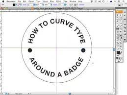 How To Curve Type Around A Badge Using Adobe Illustrator Cs3 Artworkexplained Com Au Youtube