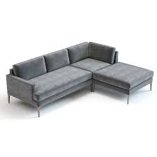Not exposed to animals or smoke, barely exposed to food. West Elm Andes 3 Piece Chaise 3d Model 10 Max Free3d
