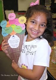 Use black marker to write child's name and the year across the bottom of the. Ice Cream Themed Class Project For End Of School Year