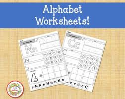 Use the lines to help you write the letters correctly. Alphabet Practice Worksheets Number Practice Worksheets Etsy