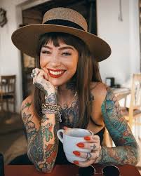 on instagram hey tattoedgirl tattoed girl tattooed girls models tattoed women women